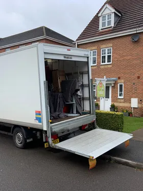 Green4Logistics removal van in Stoke-on-Trent ready to help with your move to the city