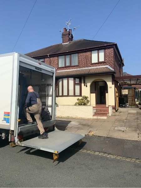 House Removals - Unloading the Van