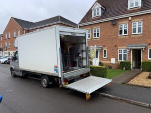 Stoke on trent home removals van